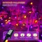 2 Pack100 LED Purple and Orange C9 Halloween String Lights - 98FT